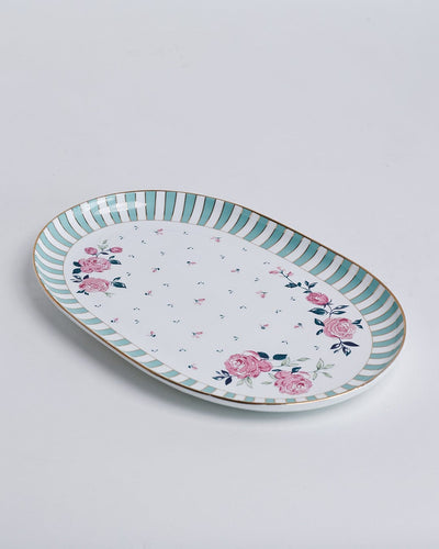 Magique by The Wishing Chair x ClayCraft : Portrait of Rose - Amber Giftbox | Set of 4 Snack Plates & Serving Platter