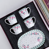 Magique by The Wishing Chair x ClayCraft : Portrait of Rose - Celebrations Giftbox | Set of 4 Mugs & Platter