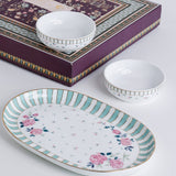 Magique by The Wishing Chair x ClayCraft : Portrait of Rose - Glow Giftbox | Set of 2 bowls & Platter