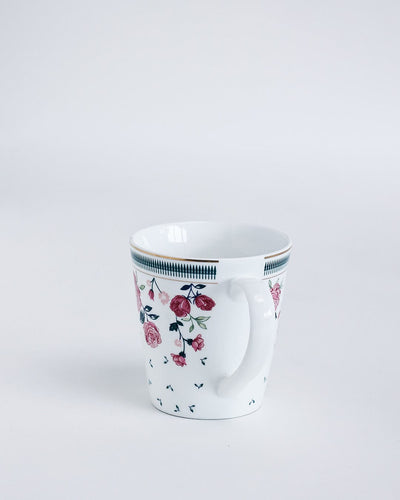 Magique by The Wishing Chair x ClayCraft : Portrait of Rose - Lustre Giftbox | Set of 2 Mugs & Tawa Platter