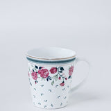 Magique by The Wishing Chair x ClayCraft : Portrait of Rose - Lustre Giftbox | Set of 2 Mugs & Tawa Platter