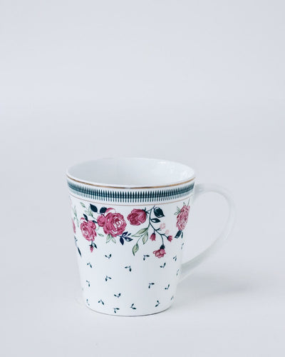 Magique by The Wishing Chair x ClayCraft : Portrait of Rose - Lustre Giftbox | Set of 2 Mugs & Tawa Platter