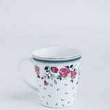Magique by The Wishing Chair x ClayCraft : Portrait of Rose - Lustre Giftbox | Set of 2 Mugs & Tawa Platter