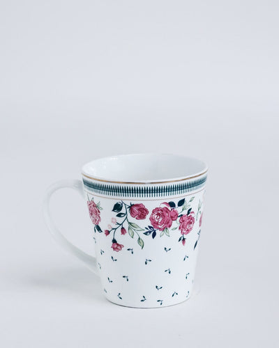 Magique by The Wishing Chair x ClayCraft : Portrait of Rose - Lustre Giftbox | Set of 2 Mugs & Tawa Platter