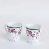 Magique by The Wishing Chair x ClayCraft : Portrait of Rose - Lustre Giftbox | Set of 2 Mugs & Tawa Platter