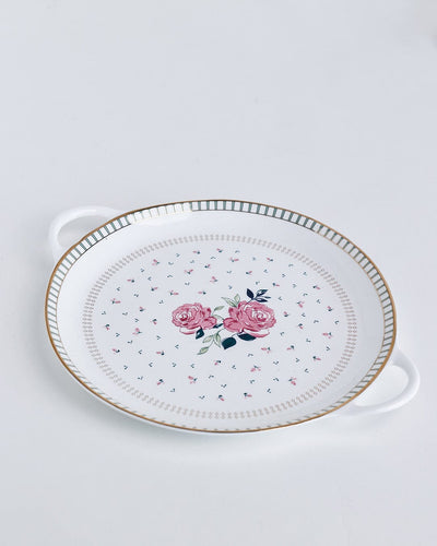 Magique by The Wishing Chair x ClayCraft : Portrait of Rose - Lustre Giftbox | Set of 2 Mugs & Tawa Platter