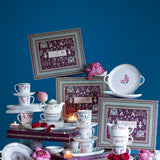 Magique by The Wishing Chair x ClayCraft : Portrait of Rose - Lustre Giftbox | Set of 2 Mugs & Tawa Platter