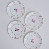 Magique by The Wishing Chair x ClayCraft : Portrait of Rose - Twilight Bloom Giftbox | Set of 4 Snack Plates and 4 Mugs