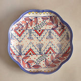 Magnolia Sky Handpainted Chip & Dip Platter