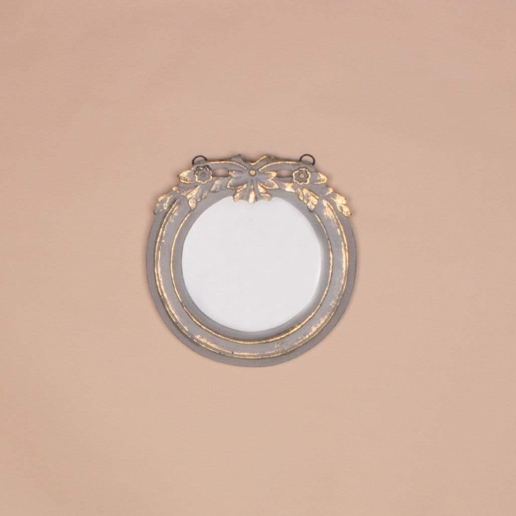 Magnolia Wall Mirror / Grey