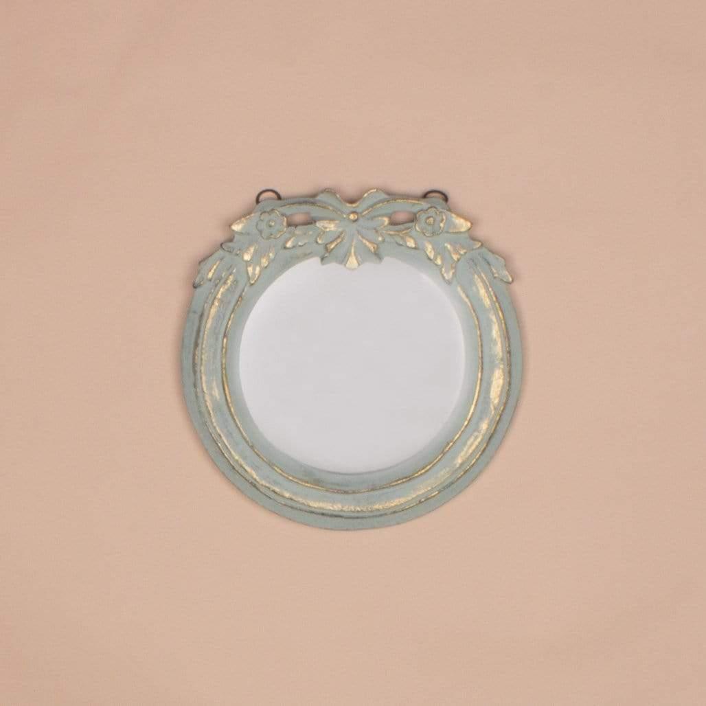 Magnolia Wall Mirror / Mint Green