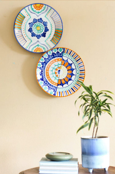 Mandala Wall Plates- Set Of 2