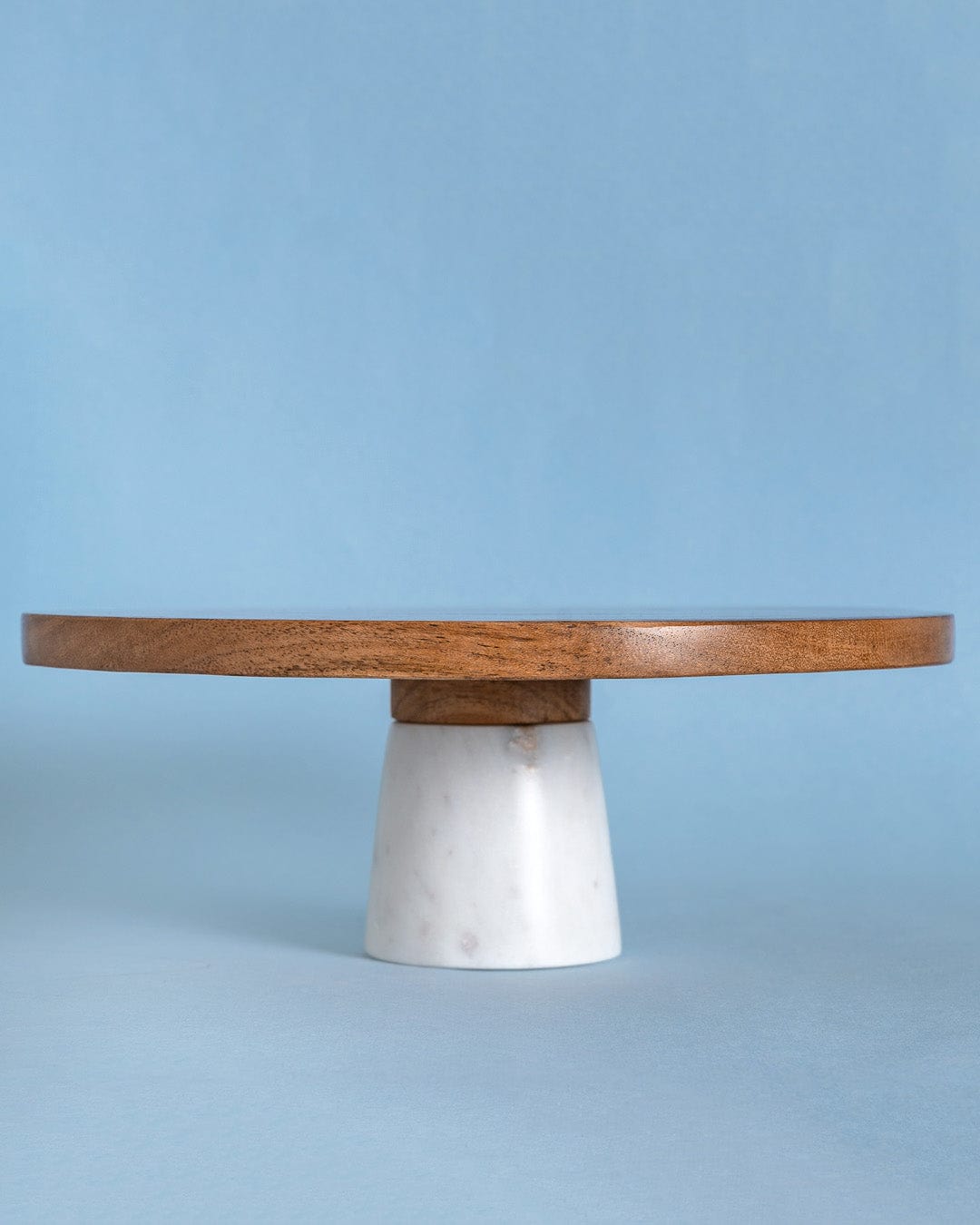 Marble & Inlay Wood Cake stand