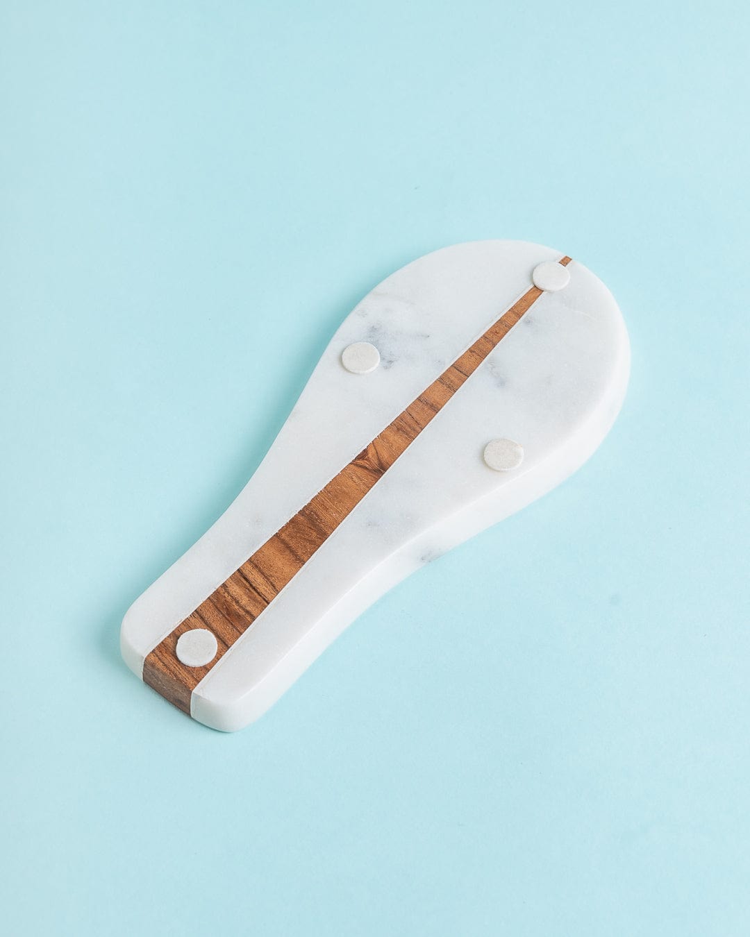 Marble & Inlay Wood Spoon rest