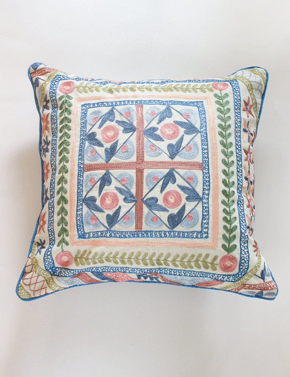 Marina Embroidered Cushion Cover