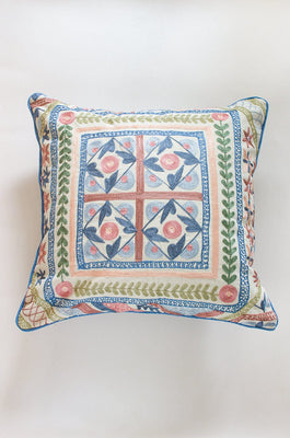 Marina Embroidered Cushion Cover