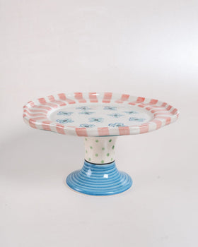 Masquerade Ceramic Cake stand