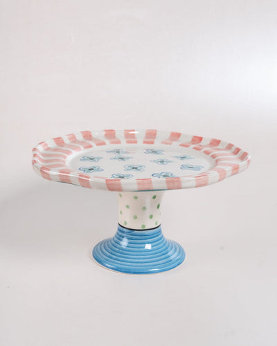 Masquerade Ceramic Cake stand