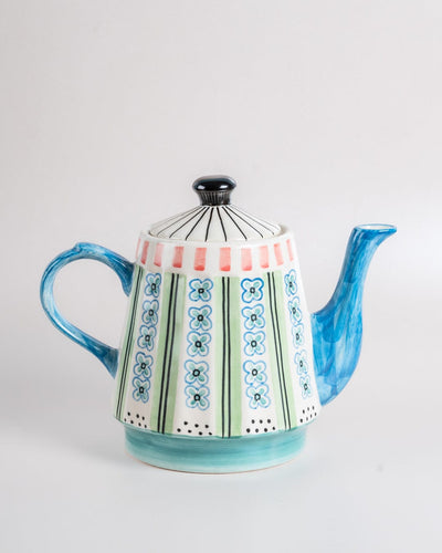 Masquerade Ceramic Teapot