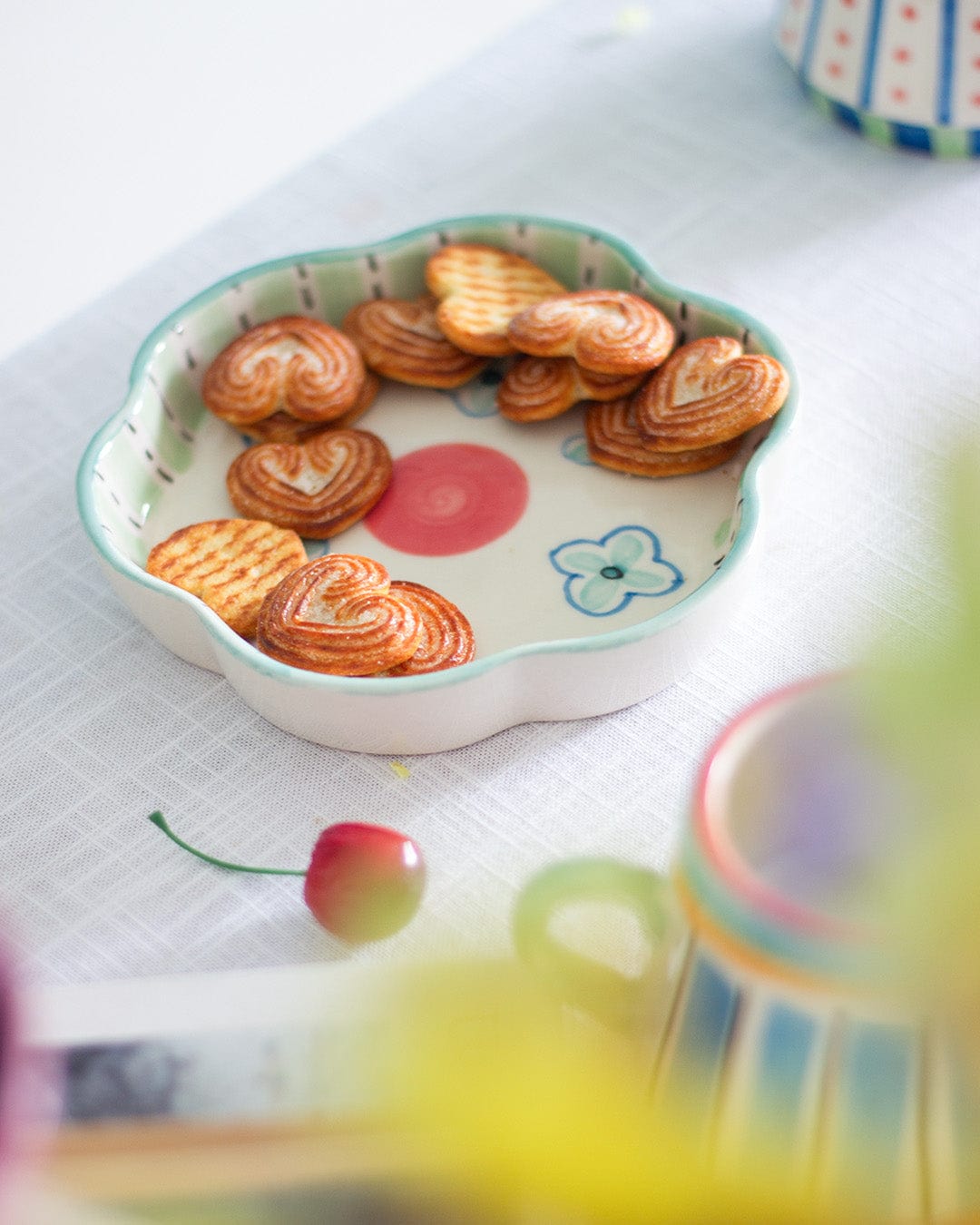 Masquerade Tea and Cake Snack Set
