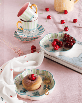 Masquerade Tea and Cake Snack Set