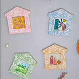 Memory Shack Fridge Magnets - Set of 4