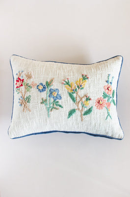 Micah Embroidered Cushion Cover - 14 Inch X 20 Inch Regular price