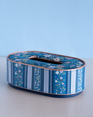 Midnight Meadow Vegan Leather Tissue Box