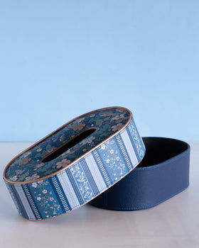 Midnight Meadow Vegan Leather Tissue Box