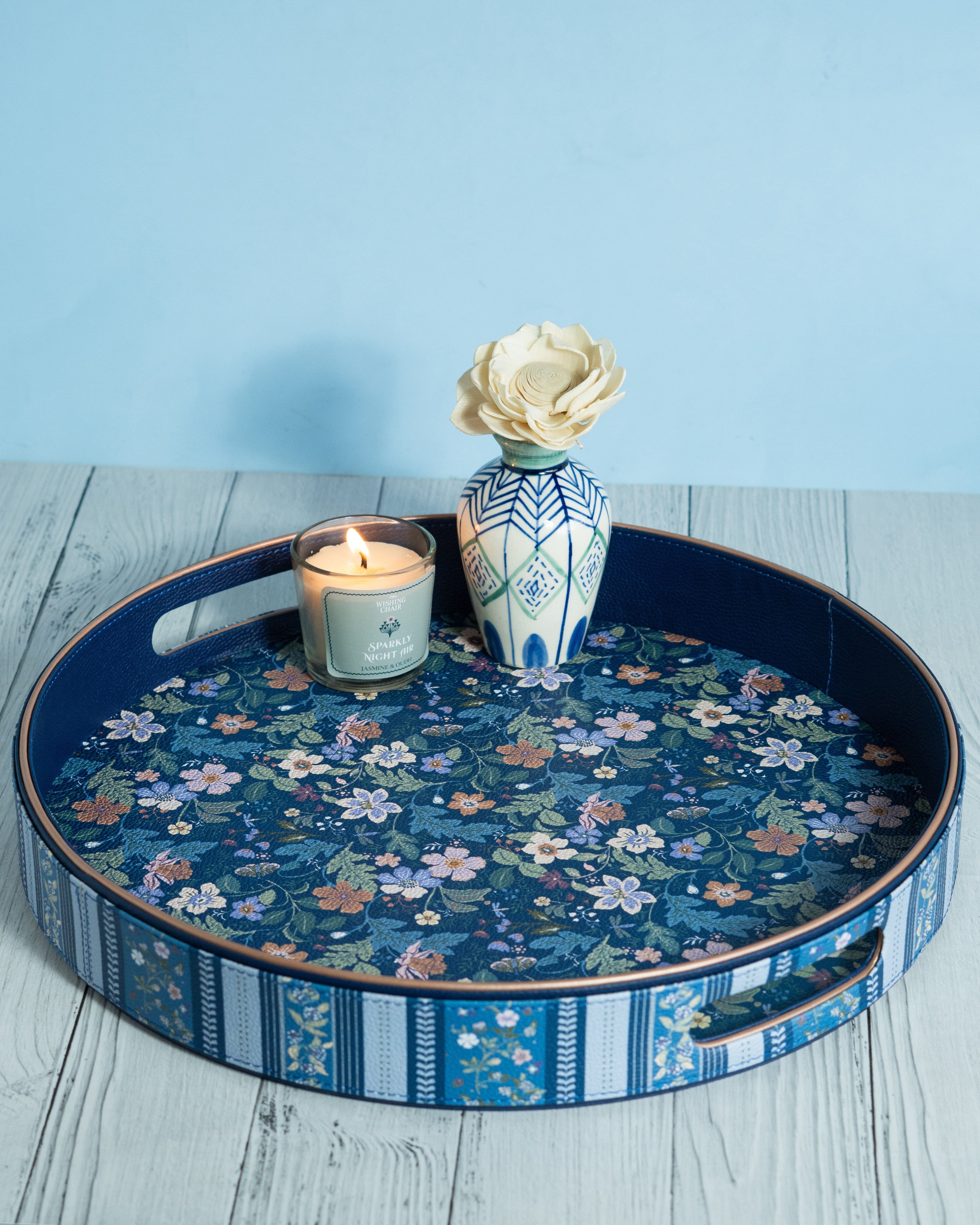 Midnight Meadow Vegan Tray & Tissue Box Set | The Wishing Chair