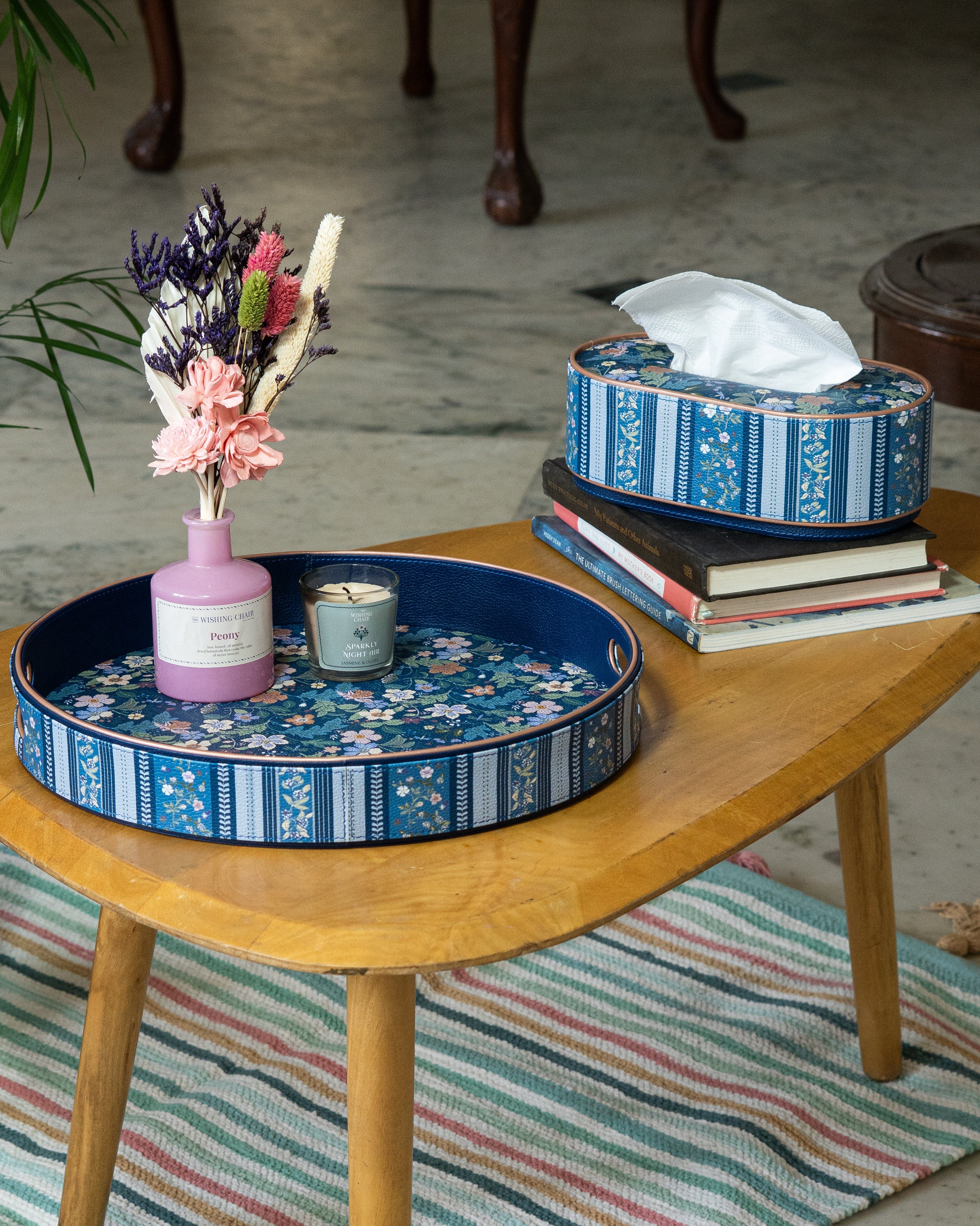 Midnight Meadow Vegan Tray & Tissue Box Set