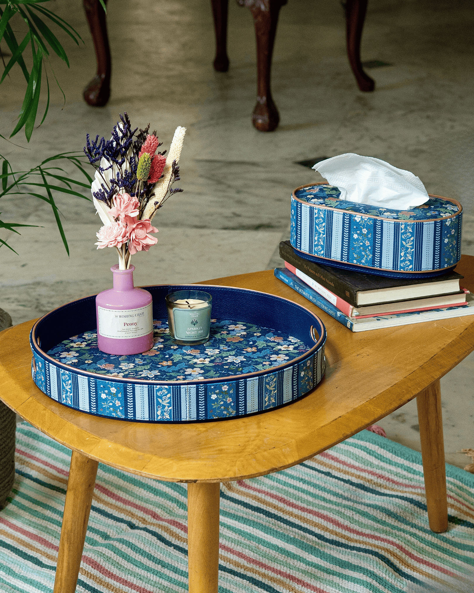 Midnight Meadow Vegan Tray & Tissue Box Set | The Wishing Chair