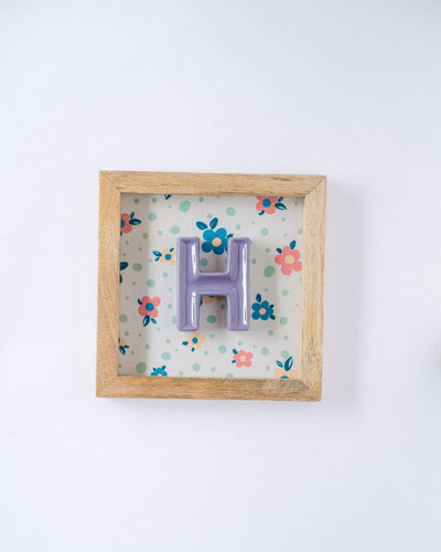 Mini Mottled Mono Wall Hanging - Purple