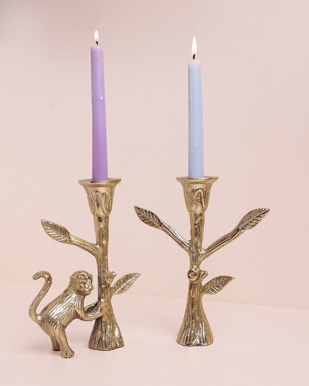 Monkey Metal Candle Holders - Set of 2