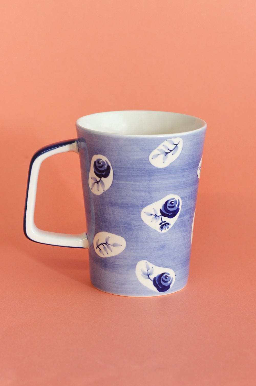 Mood Indigo Handpainted Ceramic Mug