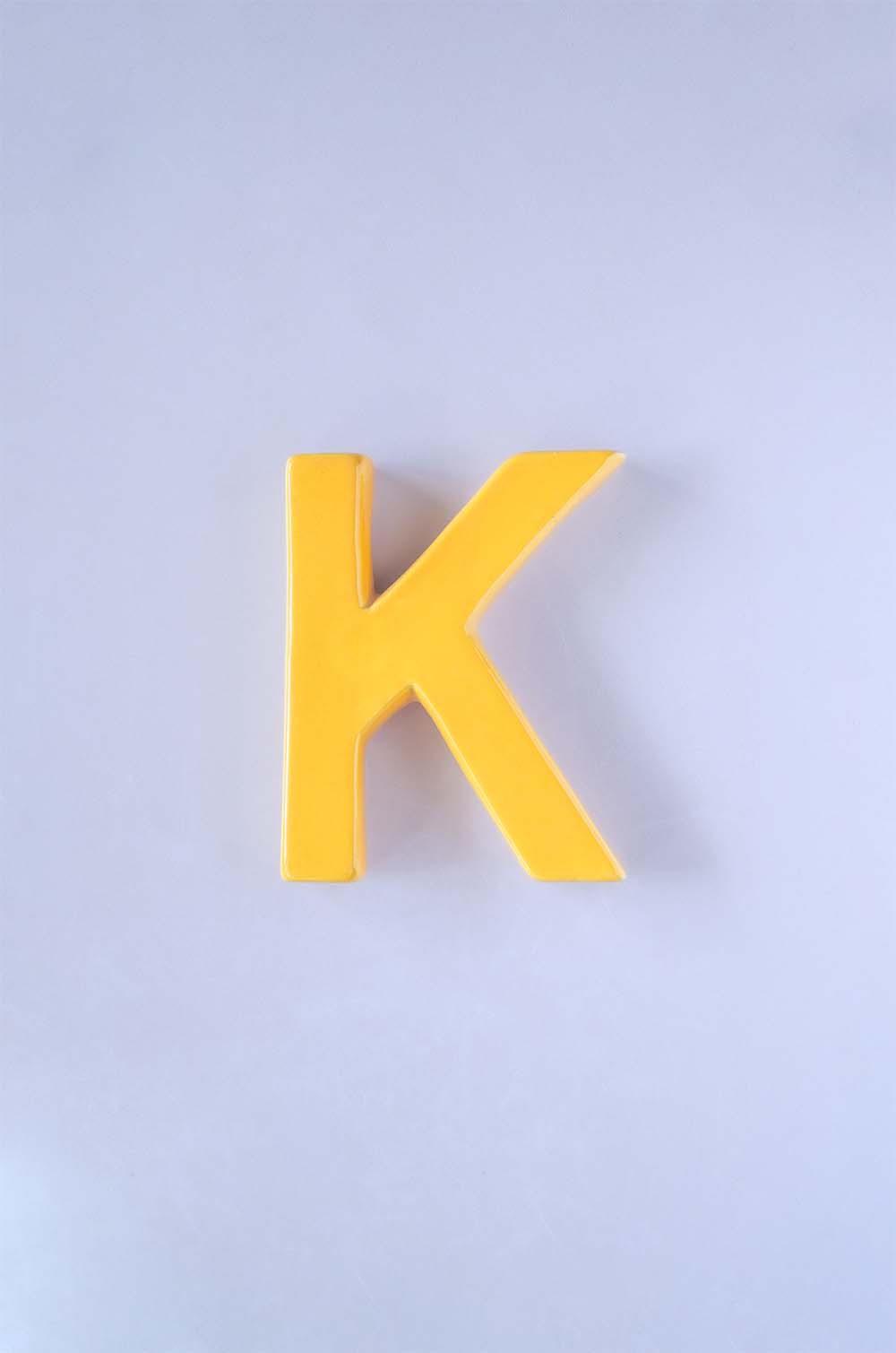  Mottled Mono Wall Hanging - Mustard A To Z - Mottled Mono Wall Hanging - Mustard A To Z - The Wishing Chair 