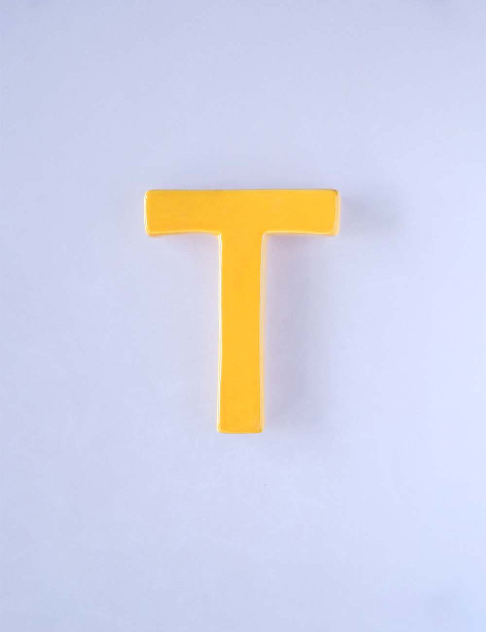  Mottled Mono Wall Hanging - Mustard A To Z - Mottled Mono Wall Hanging - Mustard A To Z - The Wishing Chair 