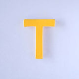  Mottled Mono Wall Hanging - Mustard A To Z - Mottled Mono Wall Hanging - Mustard A To Z - The Wishing Chair 