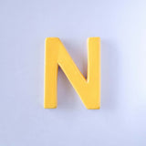  Mottled Mono Wall Hanging - Mustard A To Z - Mottled Mono Wall Hanging - Mustard A To Z - The Wishing Chair 