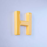  Mottled Mono Wall Hanging - Mustard A To Z - Mottled Mono Wall Hanging - Mustard A To Z - The Wishing Chair 