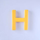  Mottled Mono Wall Hanging - Mustard A To Z - Mottled Mono Wall Hanging - Mustard A To Z - The Wishing Chair 