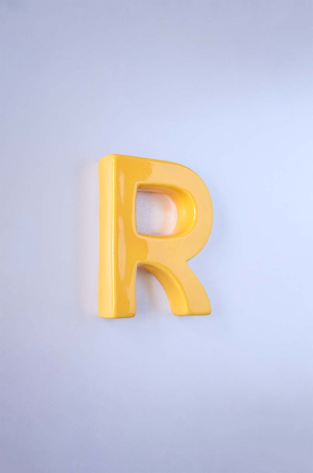  Mottled Mono Wall Hanging - Mustard A To Z - Mottled Mono Wall Hanging - Mustard A To Z - The Wishing Chair 
