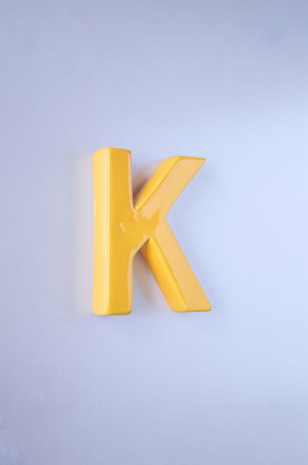  Mottled Mono Wall Hanging - Mustard A To Z - Mottled Mono Wall Hanging - Mustard A To Z - The Wishing Chair 