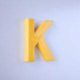 Mottled Mono Wall Hanging - Mustard A To Z - Mottled Mono Wall Hanging - Mustard A To Z - The Wishing Chair 