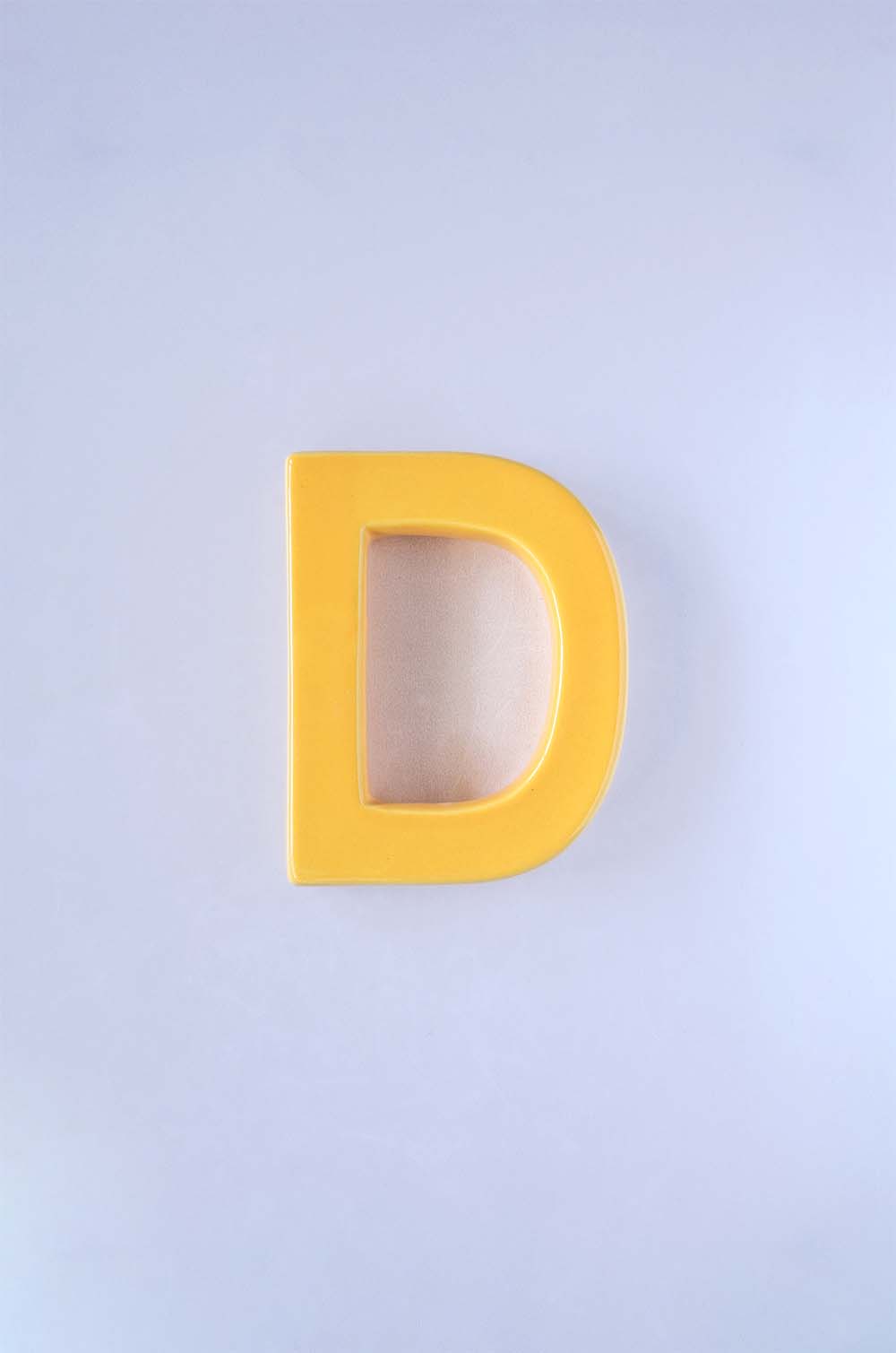  Mottled Mono Wall Hanging - Mustard A To Z - Mottled Mono Wall Hanging - Mustard A To Z - The Wishing Chair 