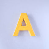  Mottled Mono Wall Hanging - Mustard A To Z - Mottled Mono Wall Hanging - Mustard A To Z - The Wishing Chair 