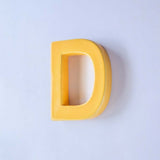  Mottled Mono Wall Hanging - Mustard A To Z - Mottled Mono Wall Hanging - Mustard A To Z - The Wishing Chair 