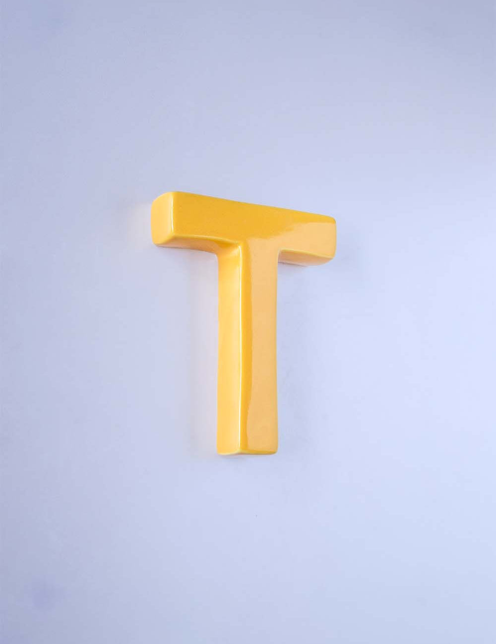  Mottled Mono Wall Hanging - Mustard A To Z - Mottled Mono Wall Hanging - Mustard A To Z - The Wishing Chair 