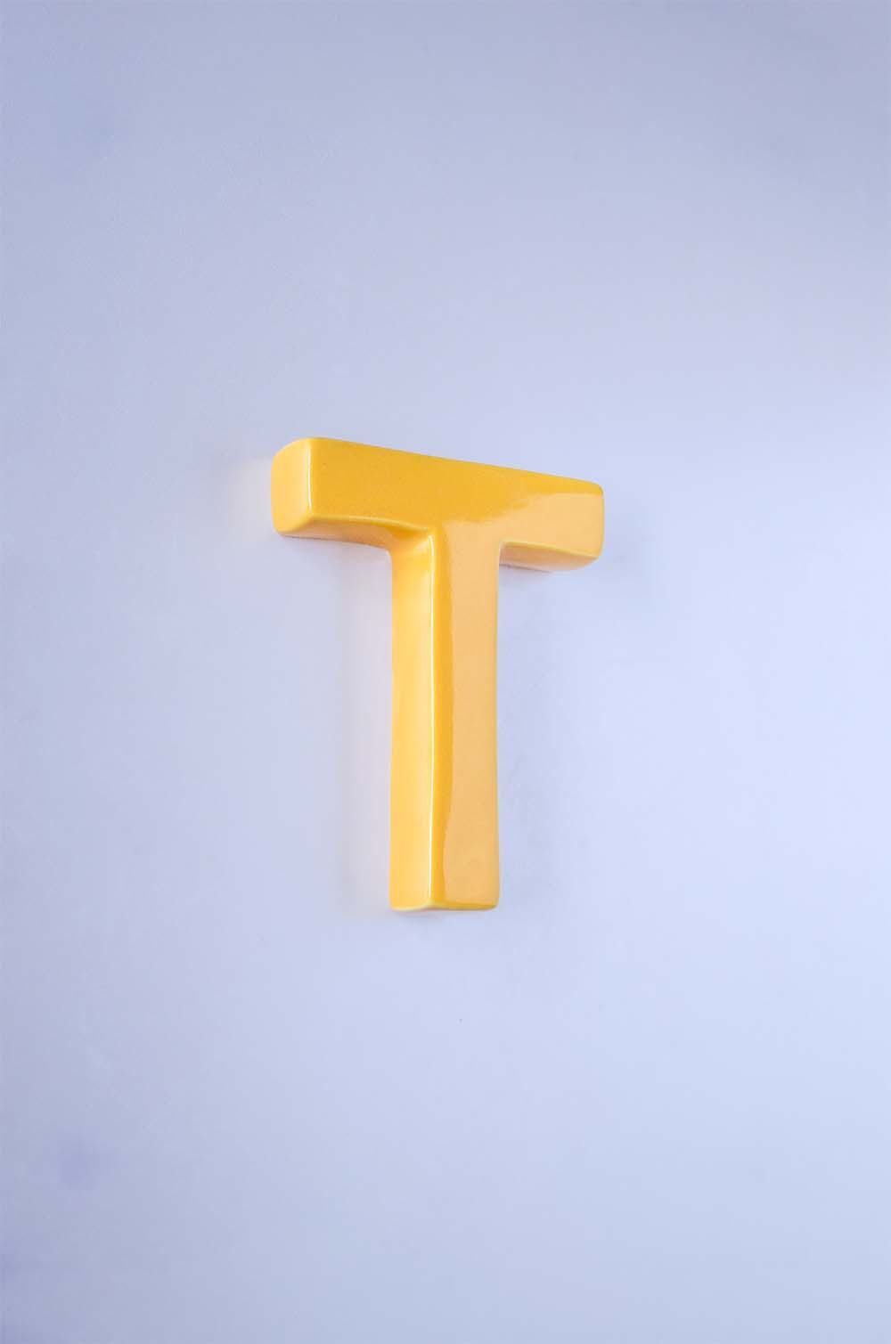  Mottled Mono Wall Hanging - Mustard A To Z - Mottled Mono Wall Hanging - Mustard A To Z - The Wishing Chair 