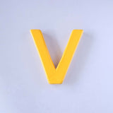  Mottled Mono Wall Hanging - Mustard A To Z - Mottled Mono Wall Hanging - Mustard A To Z - The Wishing Chair 